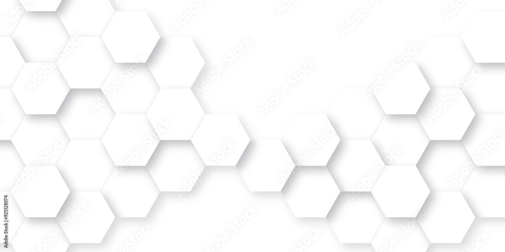 Background with hexagons. Abstract background with lines. white texture background. hexagon abstract background. Surface polygon pattern with glowing hexagon paper texture and futuristic business