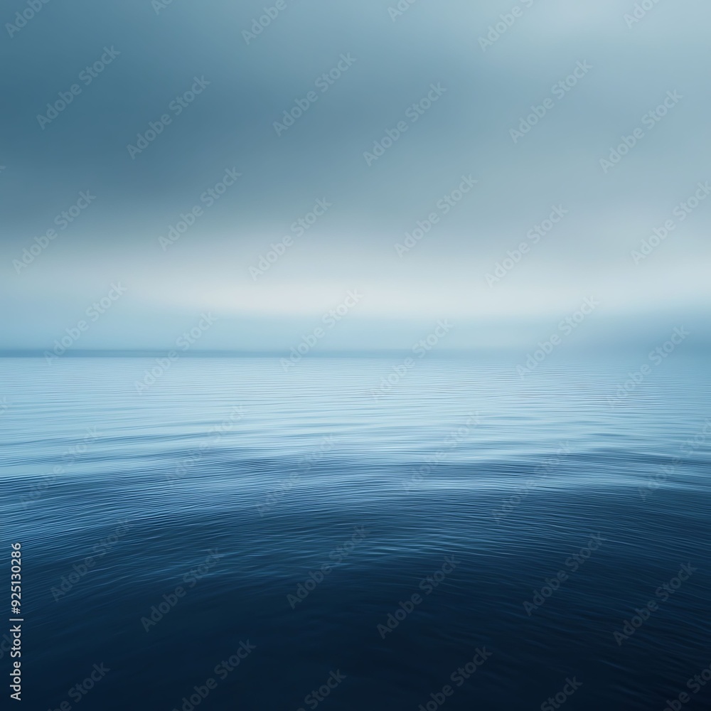 Fototapeta premium Serene Blue Watery Background with Gentle Ripples and Fluid Texture