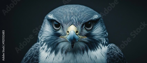 Close-up Photography of Falcon Face