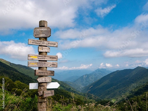 Tableau sur toile Col de la Core