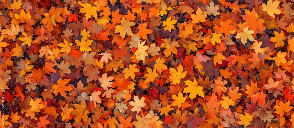 golden autumn fall tree leaf seamless pattern background golden autumn fall tree leaf seamless pattern background