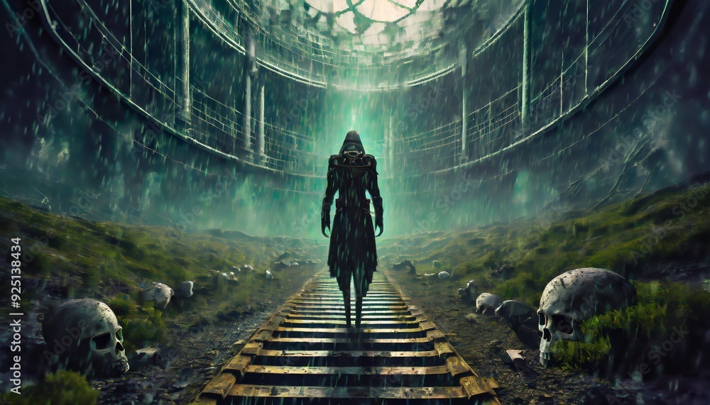 Obraz premium person in the city