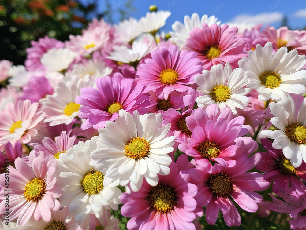 Fototapeta premium A flower that is pink and yellow