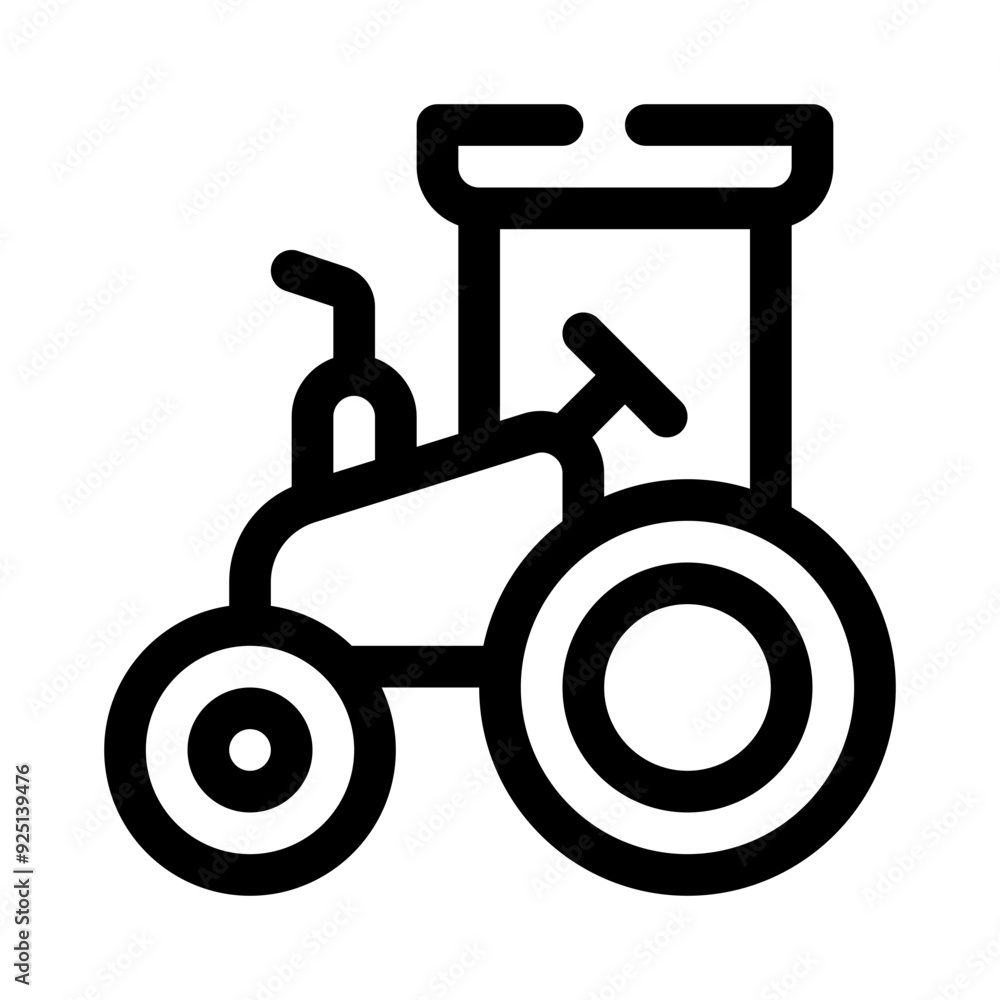 tractor line icon tractor line icon