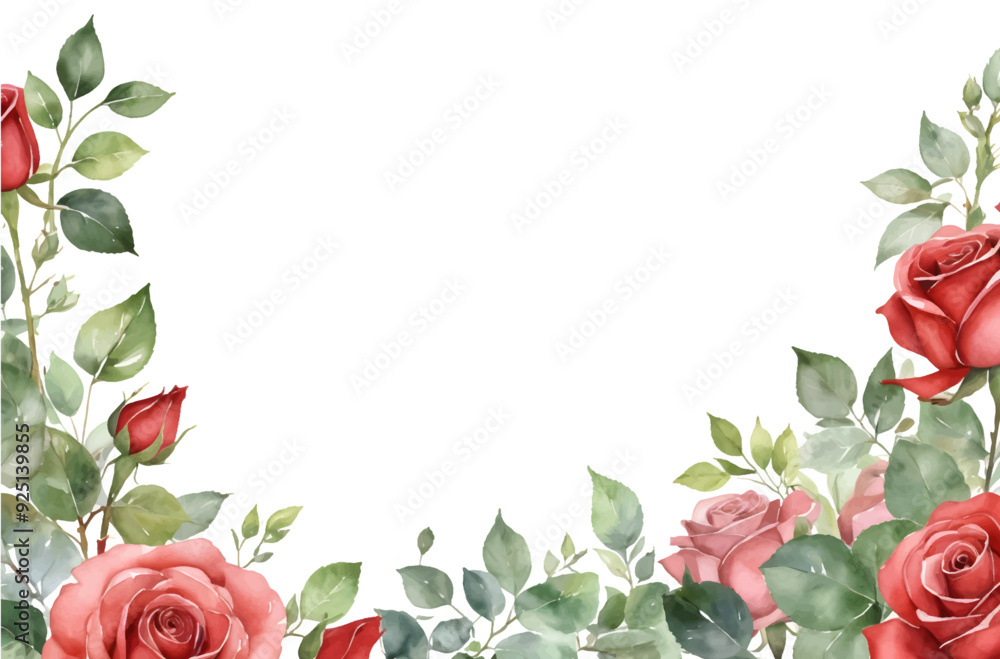 Watercolor Peonies Flowers, Wedding Background Watercolor Peonies Flowers, Wedding Background