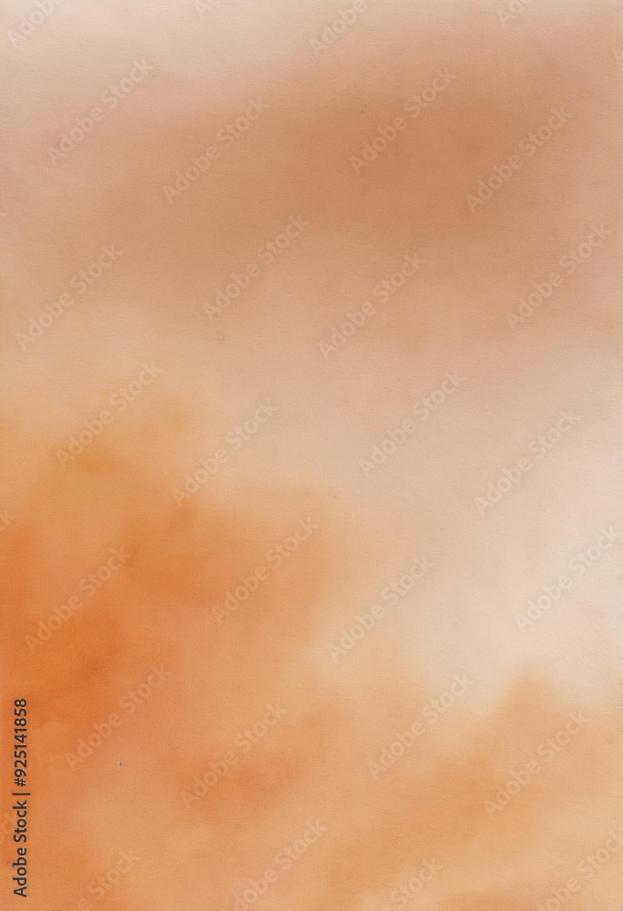 Fototapeta premium orange and brown aquarelle backgound