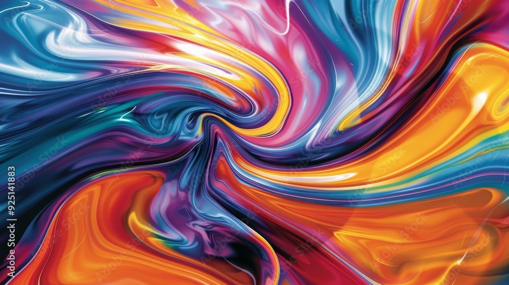 A swirl of vivid colors in an abstract artwork, symbolizing the powerful energy of creativity and inspiration. A swirl of vivid colors in an abstract artwork, symbolizing the powerful energy of creativity and inspiration.