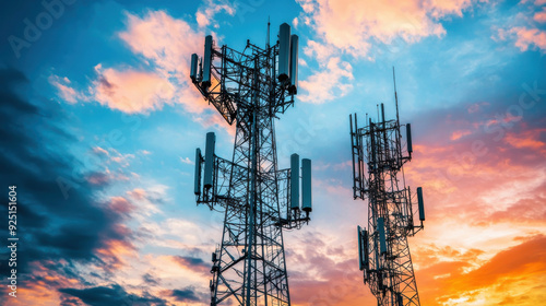 Wallpaper Mural Communication technology in the UK: Advanced telecom infrastructure and cybersecurity, Torontodigital.ca