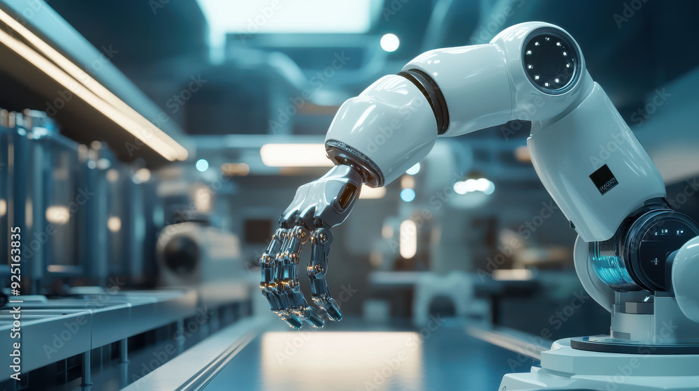 Cutting-edge robotics and automation in a home appliance manufacturing facility Cutting-edge robotics and automation in a home appliance manufacturing facility