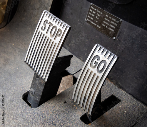 Gas and brake pedals with 