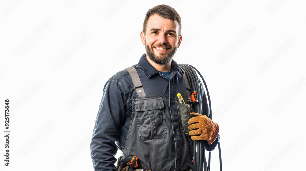 The smiling electrician The smiling electrician