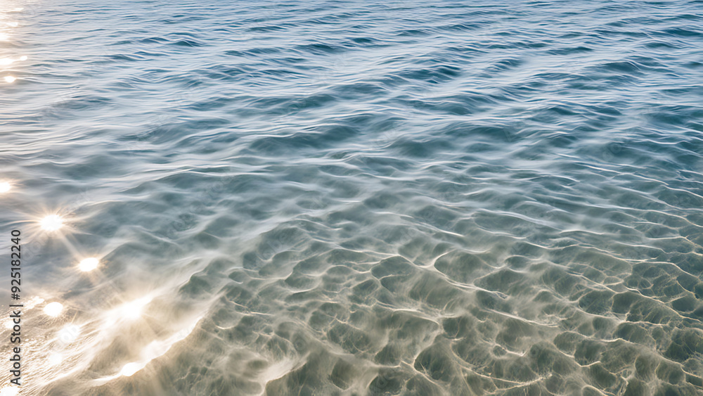 Water wave pattern in color ,the water surface in the river ripples, waves in the sunlight during sunset Water wave pattern in color ,the water surface in the river ripples, waves in the sunlight during sunset