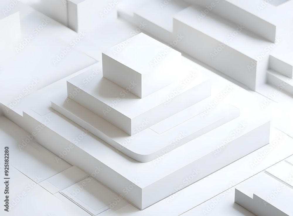White Geometric Shapes Abstract Background Design White Geometric Shapes Abstract Background Design