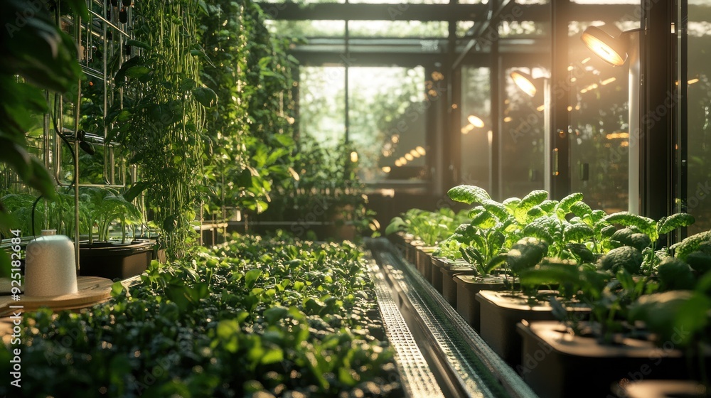 Indoor Garden with Sunlight Indoor Garden with Sunlight