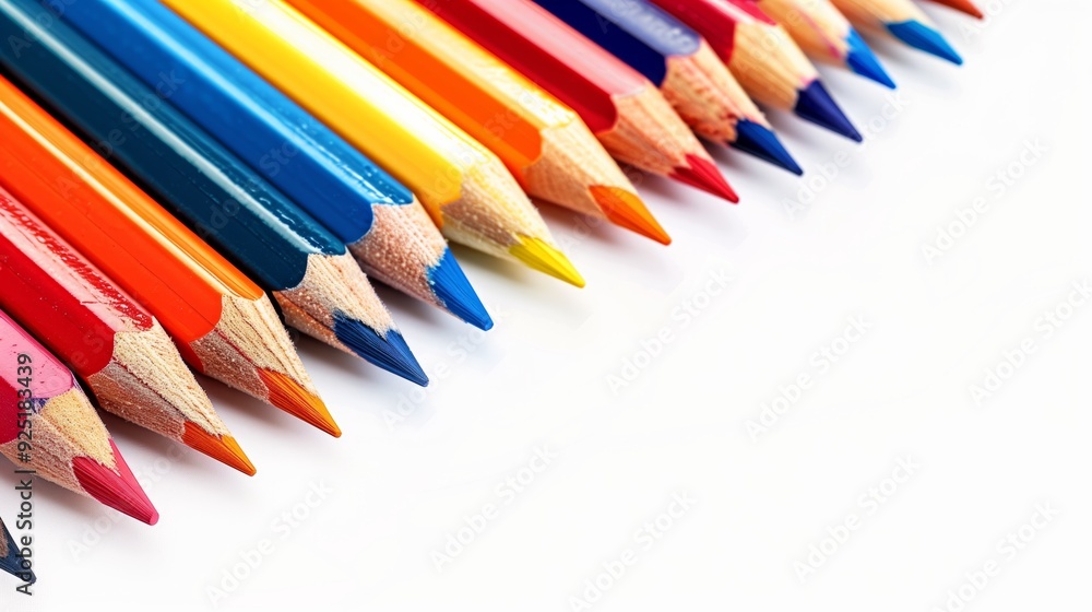 Colorful Pencils Close Up - Art Supplies Photography Colorful Pencils Close Up - Art Supplies Photography