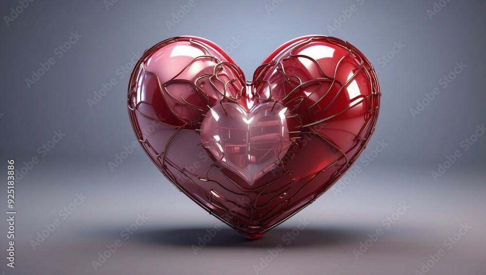 Valentine's Day Love Rendered for February 14th Valentine's Day Love Rendered for February 14th