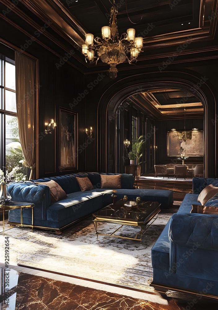 Luxury Living Room Interior Design With Gold Accents Luxury Living Room Interior Design With Gold Accents
