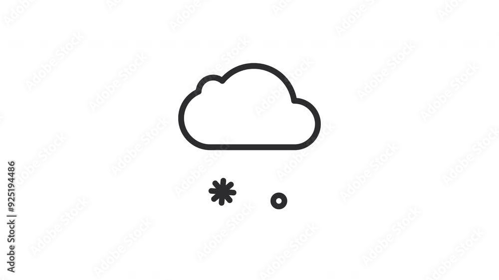 Winter weather animation Winter weather animation