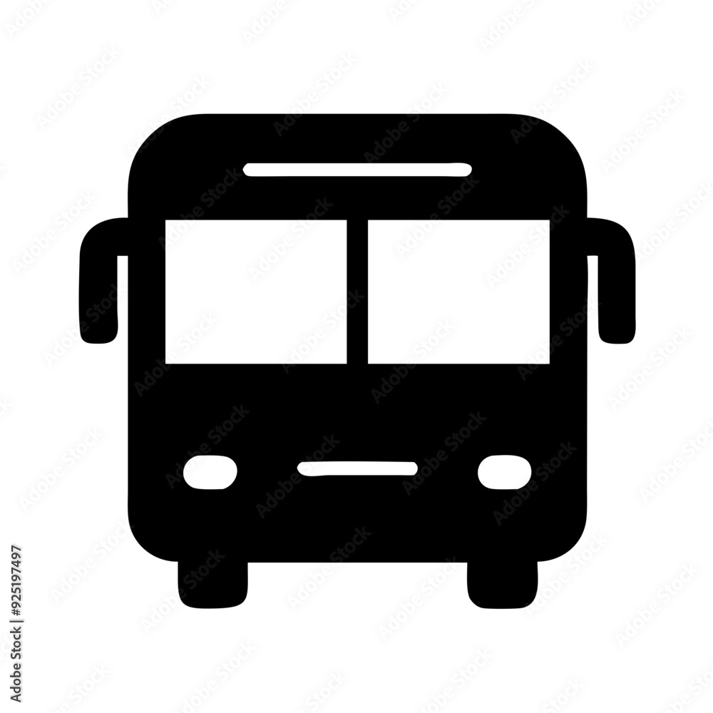 Bus Icon Design for Public Transportation and Travel Themes Bus Icon Design for Public Transportation and Travel Themes