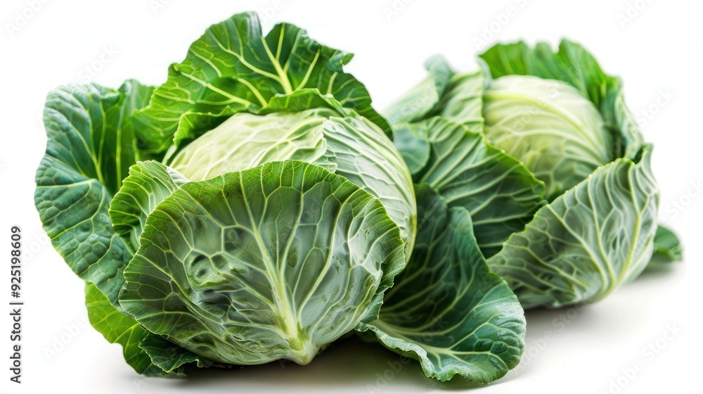 cabbage isolated on white background, full depth of field cabbage isolated on white background, full depth of field