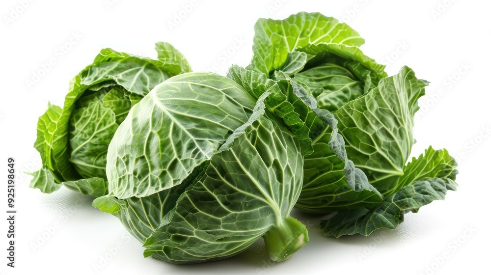 cabbage isolated on white background, full depth of field cabbage isolated on white background, full depth of field
