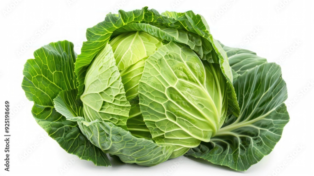 cabbage isolated on white background, full depth of field cabbage isolated on white background, full depth of field