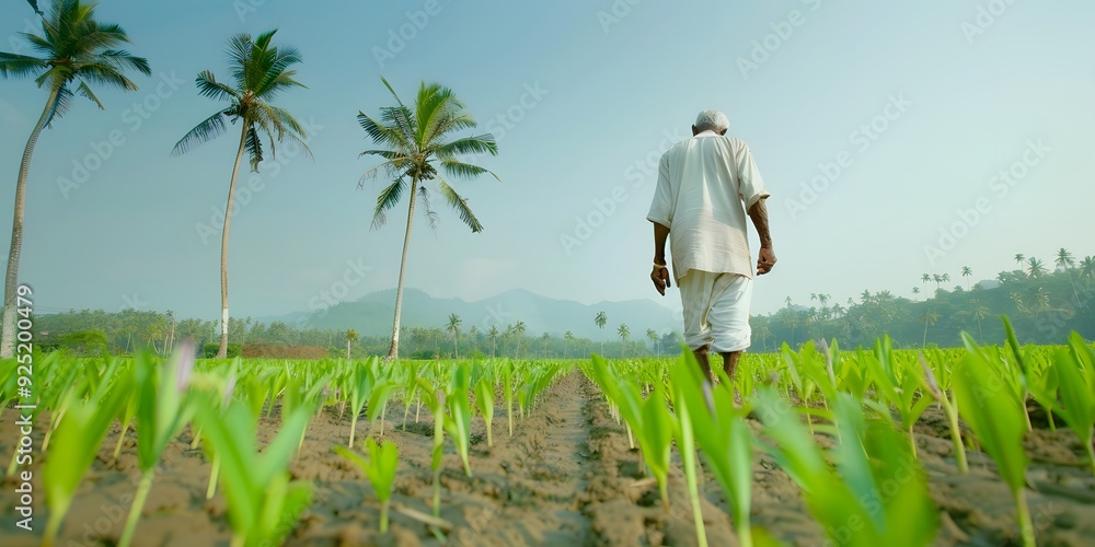 Indian Farmer in agricultural field
Indian Farmer in agricultural field