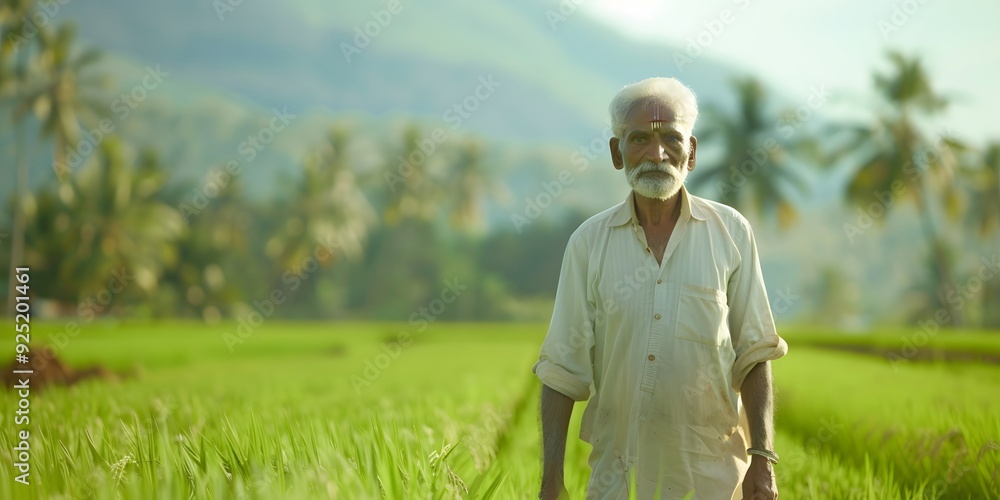 Indian Farmer in agricultural field
Indian Farmer in agricultural field