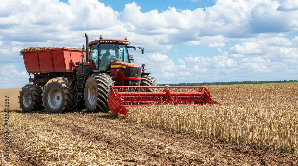 Obraz premium Export technology in Argentina: Agricultural machinery and biofuel technology,