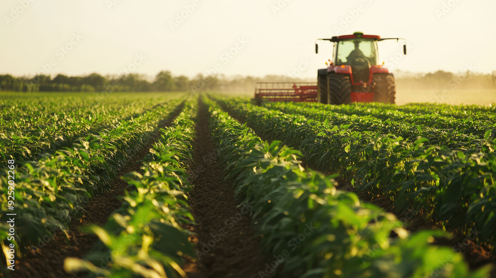 Obraz premium Export technology in Argentina: Agricultural machinery and biofuel technology,
