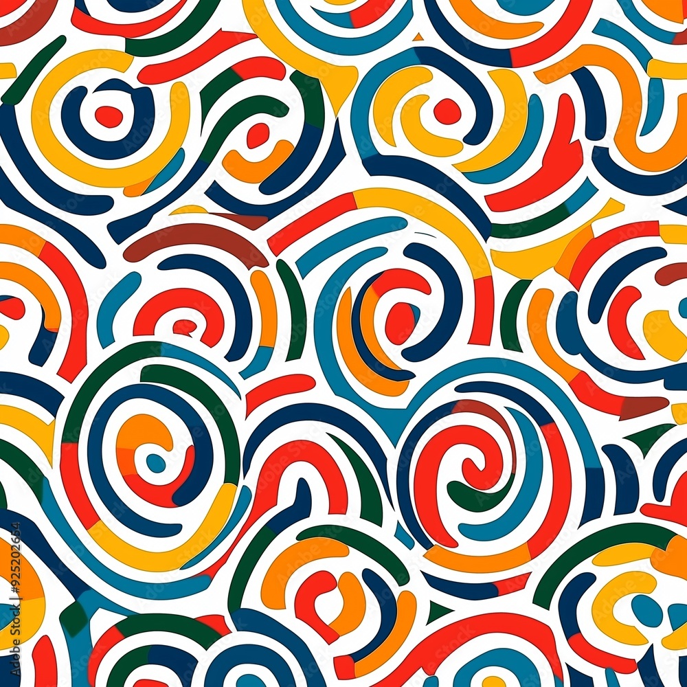 A pattern of interlocking circles where some circles seem to float above the others. Generative ai illustration. A pattern of interlocking circles where some circles seem to float above the others. Generative ai illustration.