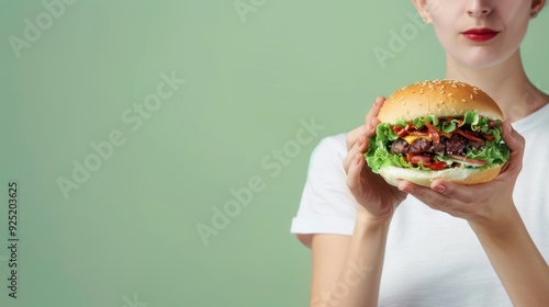 The fresh juicy burger