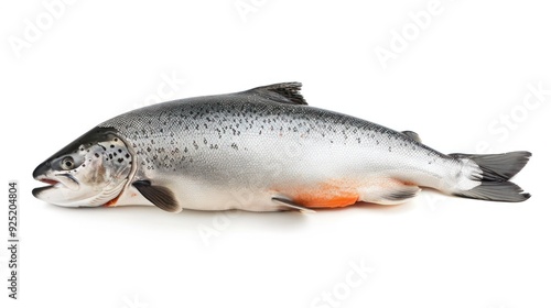 raw salmon, fish isolated on white background, full depth of field Stock photo --ar 16:9 --style raw --v 6 Job ID: 4451709f-785b-4812-90d1-ca91ced48341