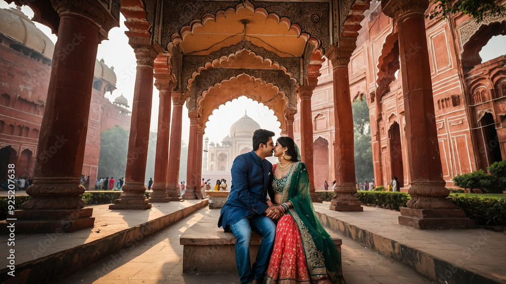 Naklejka premium Delhi India 