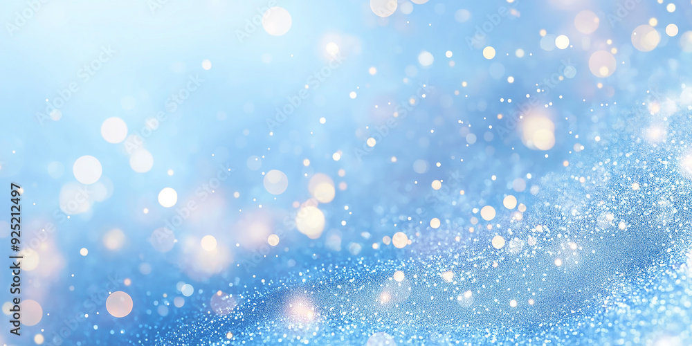 Delicate winter scene with a light blue background and golden bokeh, capturing the peacefulness and beauty of the winter season. Delicate winter scene with a light blue background and golden bokeh, capturing the peacefulness and beauty of the winter season.