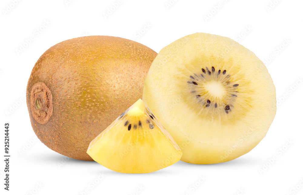 gold kiwi isolated on transparent png gold kiwi isolated on transparent png