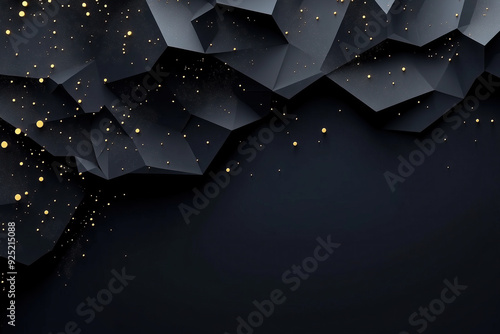 Black luxury bakground frame