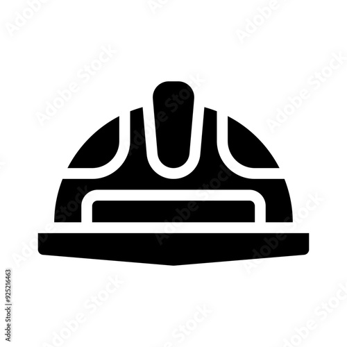 safety glyph icon