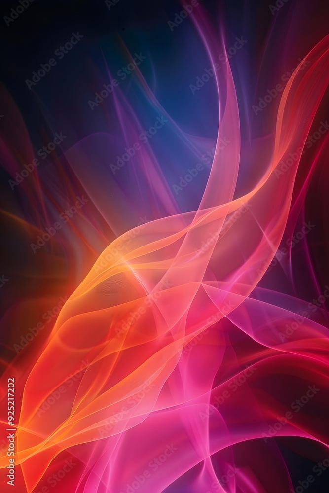 Obraz premium Abstract Background With Orange Pink And Blue Colors