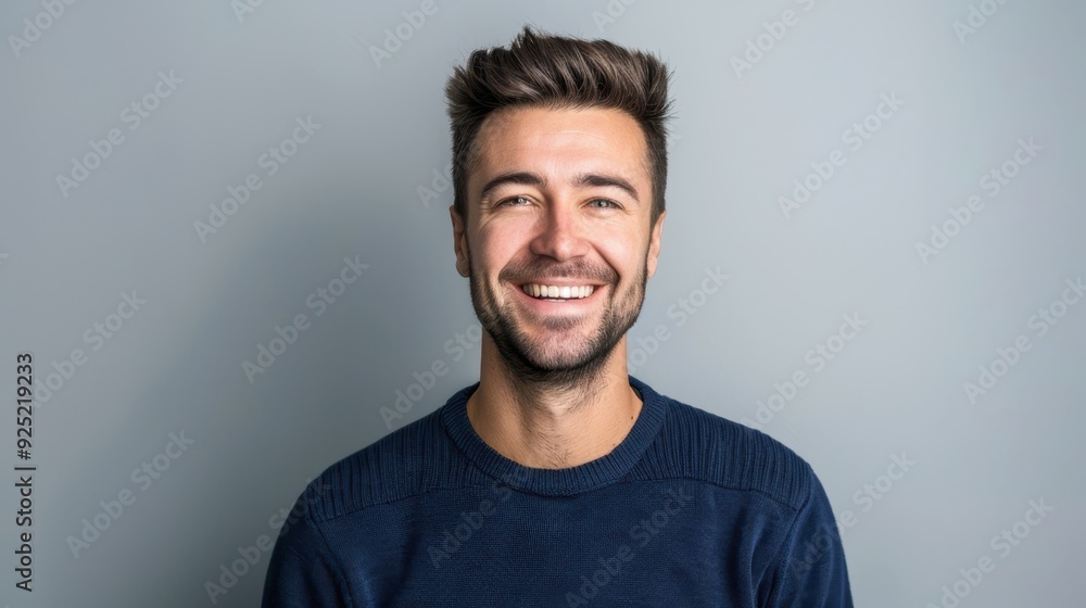 The smiling bearded man The smiling bearded man
