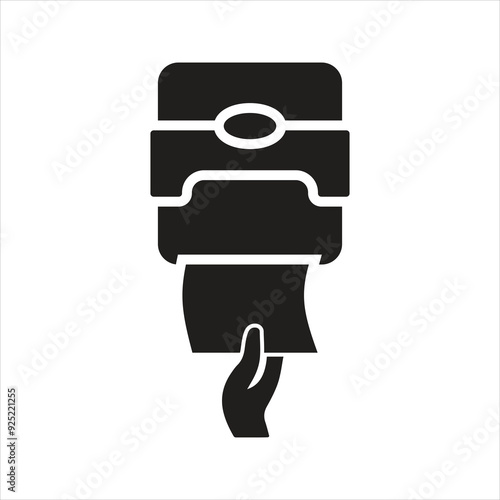 Paper towel dispenser icon