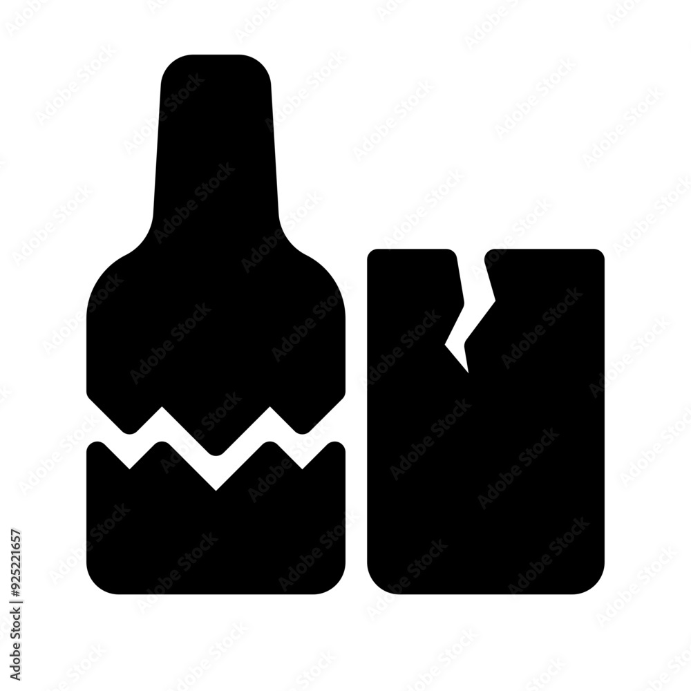 glass glyph icon glass glyph icon