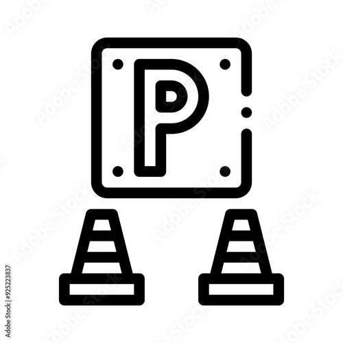 reserved line icon
