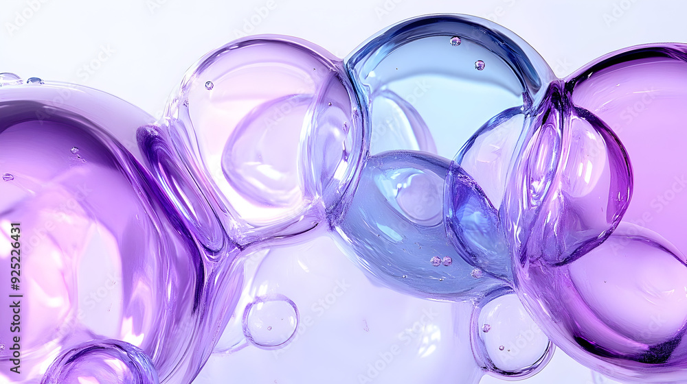 A close-up of colorful bubbles with varying shades of purple and blue, creating a whimsical effect. A close-up of colorful bubbles with varying shades of purple and blue, creating a whimsical effect.