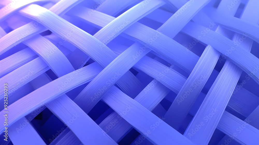 A close-up of woven strands in a vibrant blue hue, showcasing texture and depth. A close-up of woven strands in a vibrant blue hue, showcasing texture and depth.