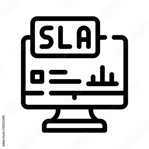 SLA line icon