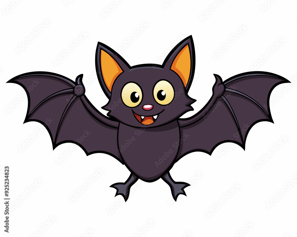 Halloween bat cartoon vector illustration Halloween bat cartoon vector illustration