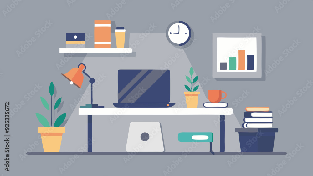 Working in Modern desk office on Laptop. Working in Modern desk office on Laptop.