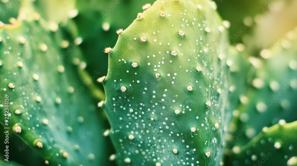 A zoomed-in view of a green cactus with white spots, emphasizing the plant's natural patterns and textures A zoomed-in view of a green cactus with white spots, emphasizing the plant's natural patterns and textures