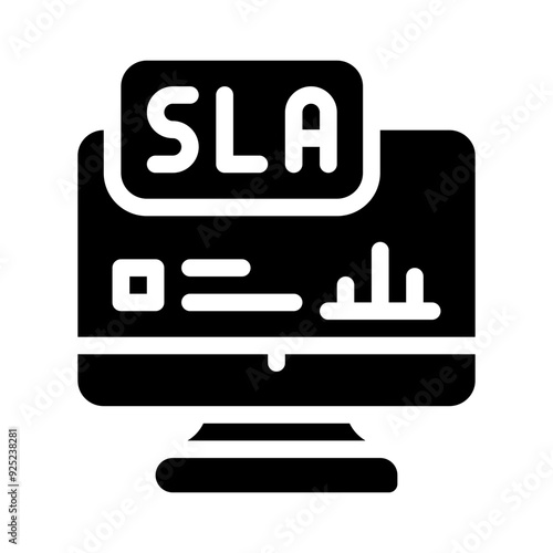 SLA glyph icon